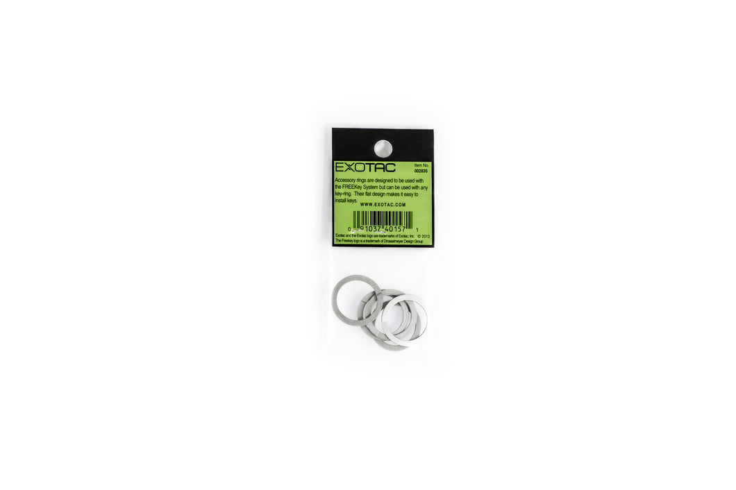 Freekey Easy-Open Key Ring System with 3 Mini Rings 1-1/8-In. Diam.